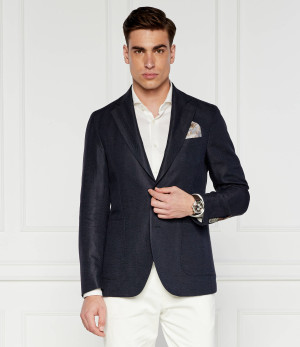 Oscar Jacobson Marynarka Ferry | Regular Fit | z dodatkiem lnu