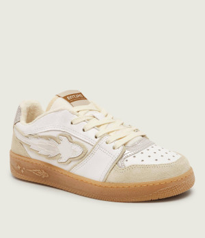 Enterprise Japan Skórzane sneakersy EGG ROCKET 4 | zamsz