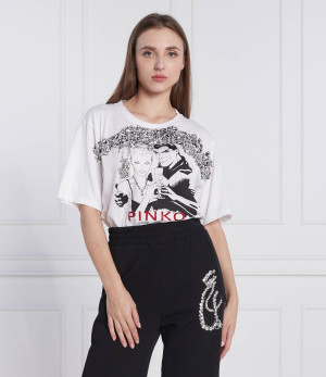 Pinko T-shirt PINKO X DIABOLIK FEDERICA | Regular Fit