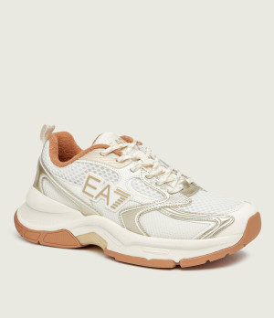 EA7 Sneakersy | z dodatkiem skóry