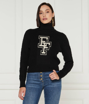 Elisabetta Franchi Wełniany golf | Regular Fit