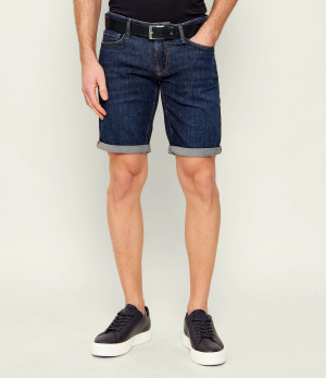 GUESS Jeansowe szorty Sonny | Regular Fit | z dodatkiem lnu