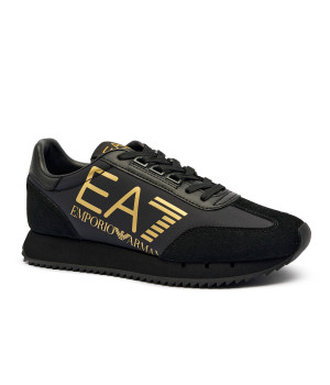 EA7 Sneakersy | z dodatkiem skóry