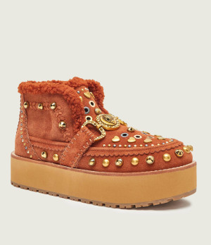 Kurt Geiger Śniegowce MANSION | zamsz | shearling