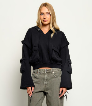 One Teaspoon Bluza 2w1 Puff Power | Cropped Fit