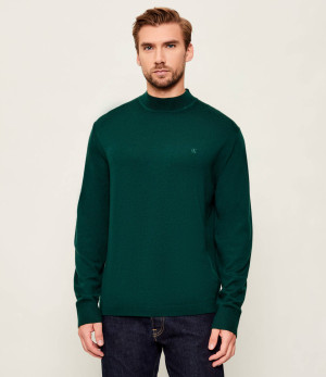 Calvin Klein Wełniany półgolf | Regular Fit