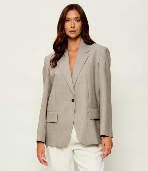 Weekend MaxMara Wełniana marynarka Wkdattila | Oversize fit