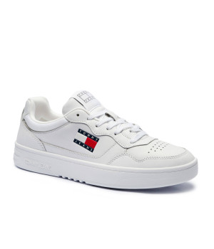 Tommy Jeans Skórzane sneakersy Tjm Cupsole