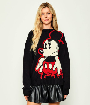Desigual Sweter Swindon Mickey | Desigual x Disney | Relaxed fit