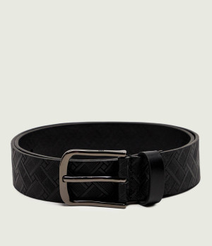 Tommy Hilfiger Skórzany pasek TH Flag Monogram