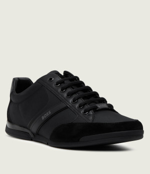 BOSS BLACK Sneakersy Saturn_Lowp | z dodatkiem skóry