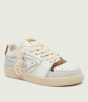 Enterprise Japan Skórzane sneakersy EGG ROCKET 3 | zamsz