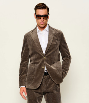 Oscar Jacobson Marynarka Fogerty | Regular Fit | sztruks