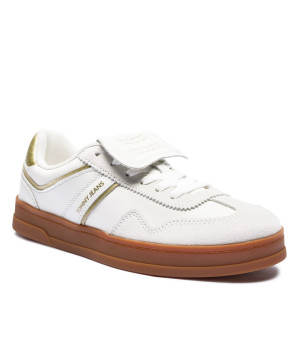 Tommy Jeans Skórzane sneakersy The Greenwich | zamsz
