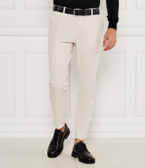 BOSS BLACK Spodnie P-Genius-CW-WG-244 | Slim Fit | sztruks