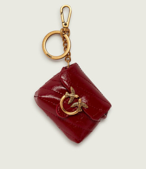 Pinko Skórzane etui na słuchawki AIRPODS LOVE PUFF