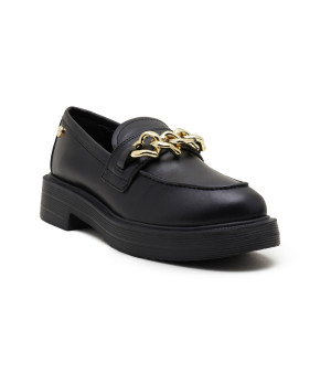 Love Moschino Skórzane loafersy
