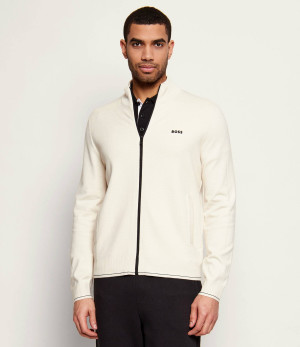BOSS GREEN Sweter KN_League FZ | Regular Fit