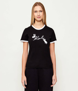 Karl Lagerfeld T-shirt Ikon Signature Choupette | Slim Fit