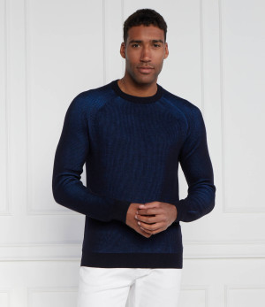 BOSS BLACK Sweter Ossio | Regular Fit | z dodatkiem wełny