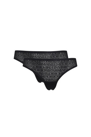 Emporio Armani Koronkowe stringi 2-pack