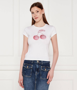 GUESS T-shirt WAVY CHERRY | Slim Fit