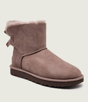 UGG Śniegowce MINI BAILEY BOW II | shearling | zamsz