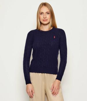 POLO RALPH LAUREN Wełniany sweter Julianna | Regular Fit | z dodatkiem kaszmiru