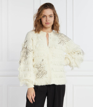 TWINSET Kardigan | Regular Fit | z dodatkiem wełny