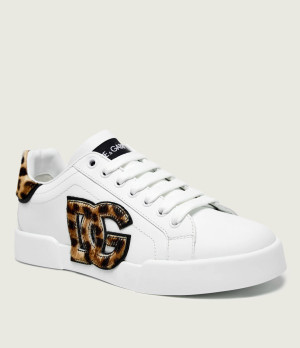 Dolce & Gabbana Skórzane sneakersy Portofino