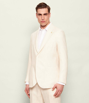 Tombolini Lniana marynarka | Regular Fit