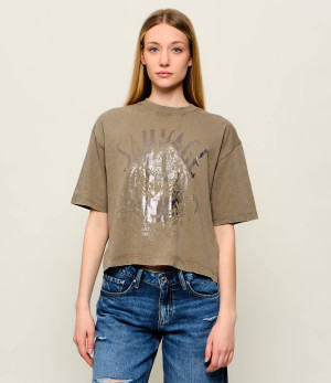 GUESS T-shirt Savage Tour | Cropped Fit