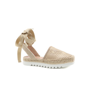 Pollini Espadryle | z dodatkiem skóry