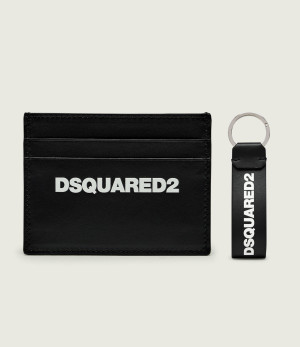 Dsquared2 Skórzane etui na karty