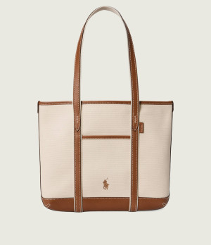 POLO RALPH LAUREN Torebka na ramię | z dodatkiem skóry