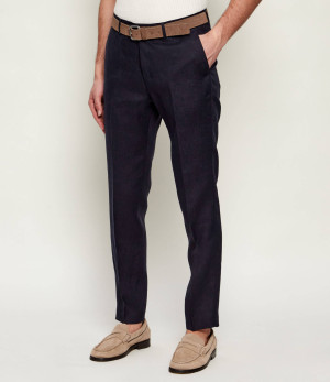 TIGER OF SWEDEN Lniane spodnie chino Tenuta | Slim Fit