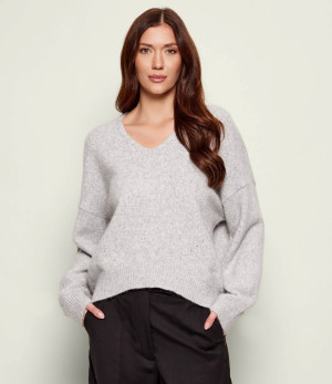 BOSS ORANGE Wełniany sweter C_Fondyssa | Relaxed fit