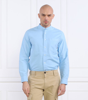 Tommy Hilfiger Koszula PIGMENT GMD MANDARIN | Regular Fit
