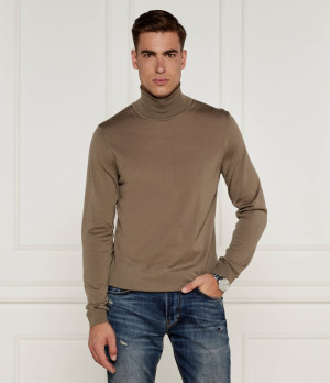 BOSS BLACK Wełniany golf Musso-P | Slim Fit