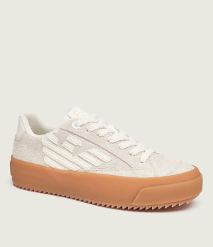 EA7 Sneakersy | zamsz