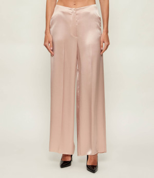 Pinko Satynowe spodnie LIMONCELLO | Relaxed fit