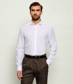 Joop! Lniana koszula Pai | Slim Fit