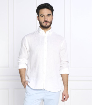Oscar Jacobson Lniana koszula Harry 3 | Regular Fit