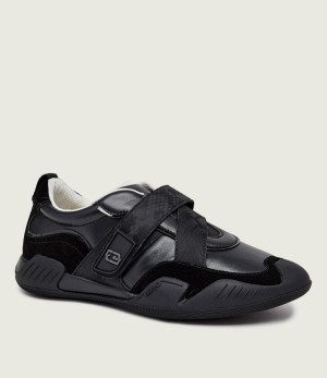 Liu Jo Skórzane sneakersy Blossom 01 | zamsz
