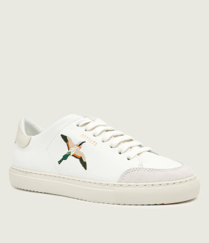 Axel Arigato Skórzane sneakersy Clean 90 B Bird | zamsz