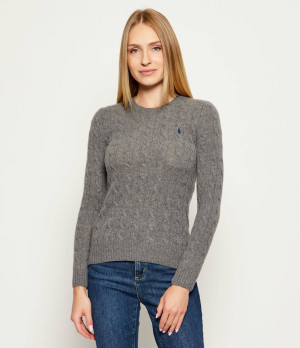 POLO RALPH LAUREN Wełniany sweter Julianna | Regular Fit | z dodatkiem kaszmiru