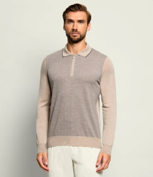 Gran Sasso Wełniane polo | Regular Fit