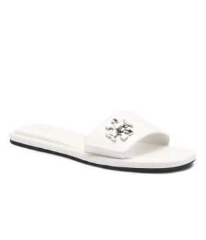 TORY BURCH Skórzane klapki T Lock