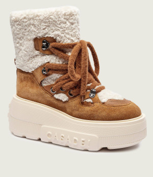 Casadei Śniegowce Nexus | shearling | zamsz
