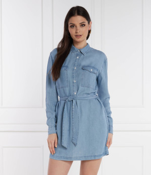 Pepe Jeans London Sukienka z paskiem ERINE